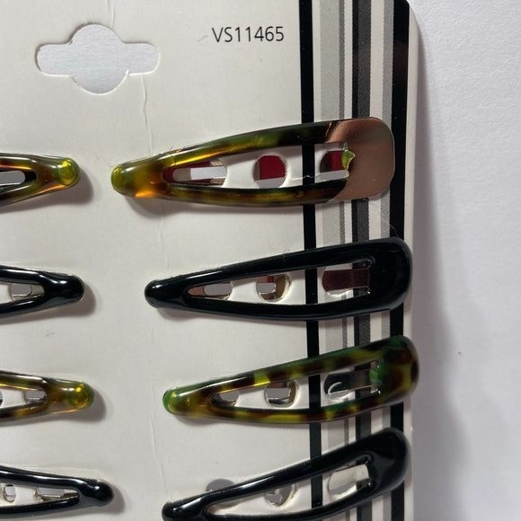 Vidal Sassoon 1.5" Hair Clip Barrettes Black Brown - Picture 4 of 14